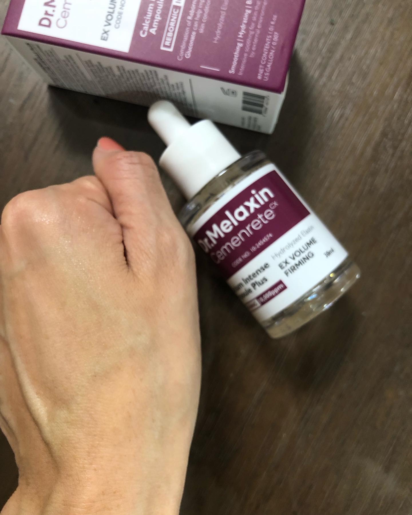 Cemenrete Calcium Intense Cream/Dr.Melaxin/フェイスクリームを使ったクチコミ（3枚目）