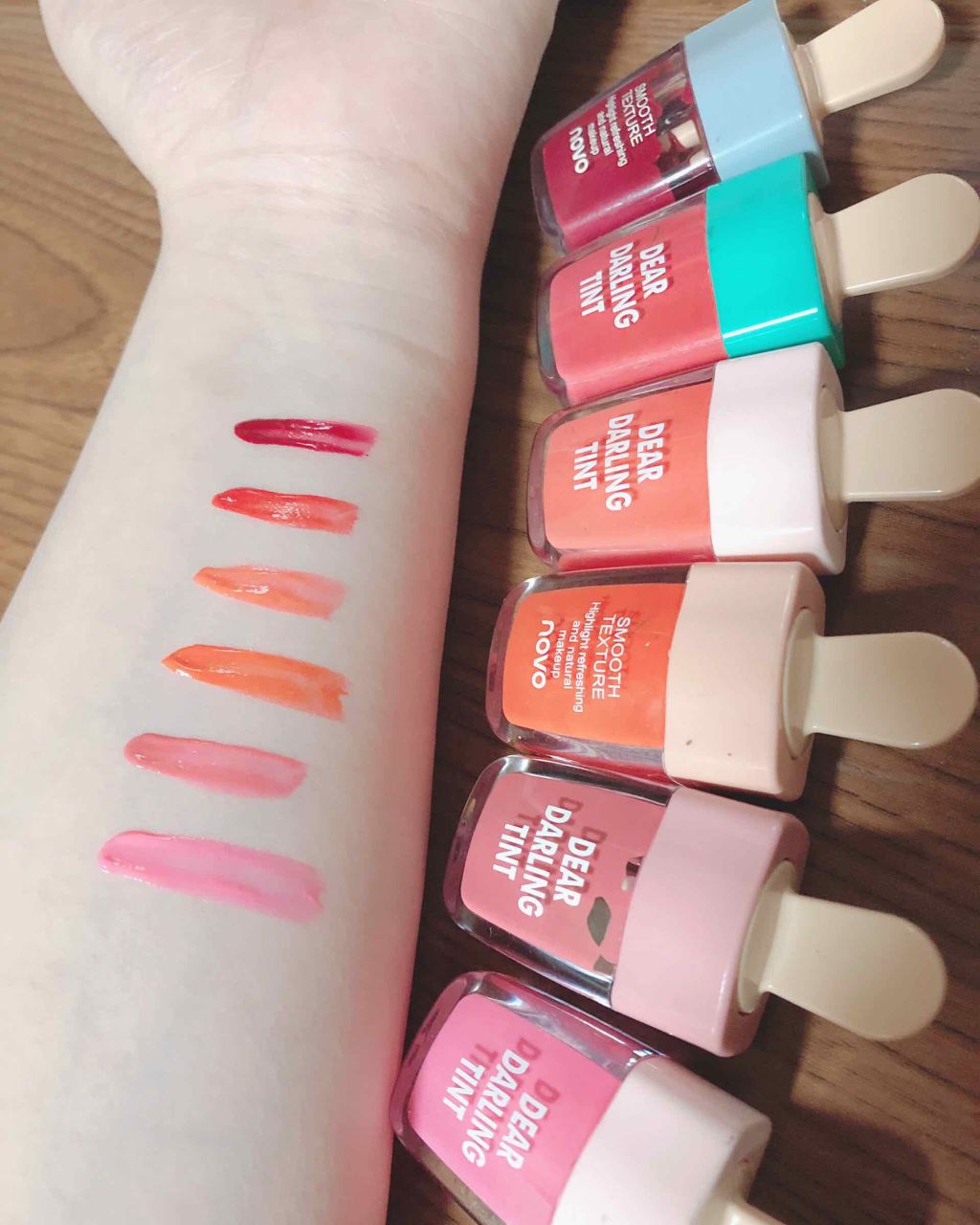 ディアダーリン ウォータージェルティント （アイスティント）/ETUDE/口紅を使ったクチコミ（1枚目）