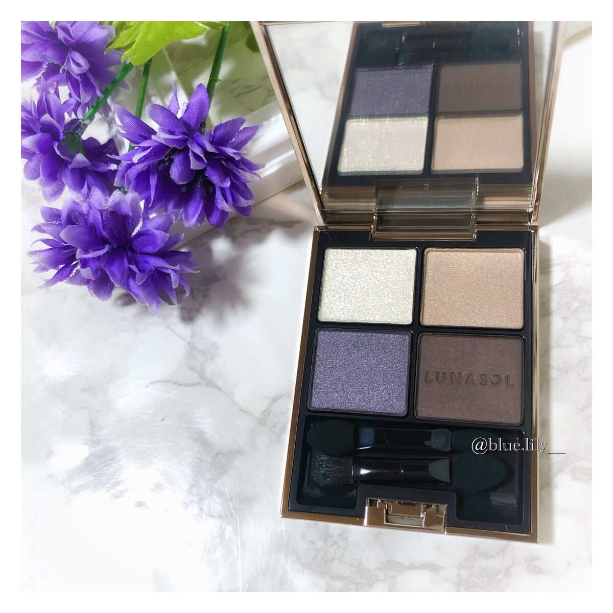 アイカラーレーション EX22 Nightfall（限定発売）/LUNASOL/アイシャドウパレットを使ったクチコミ（2枚目）