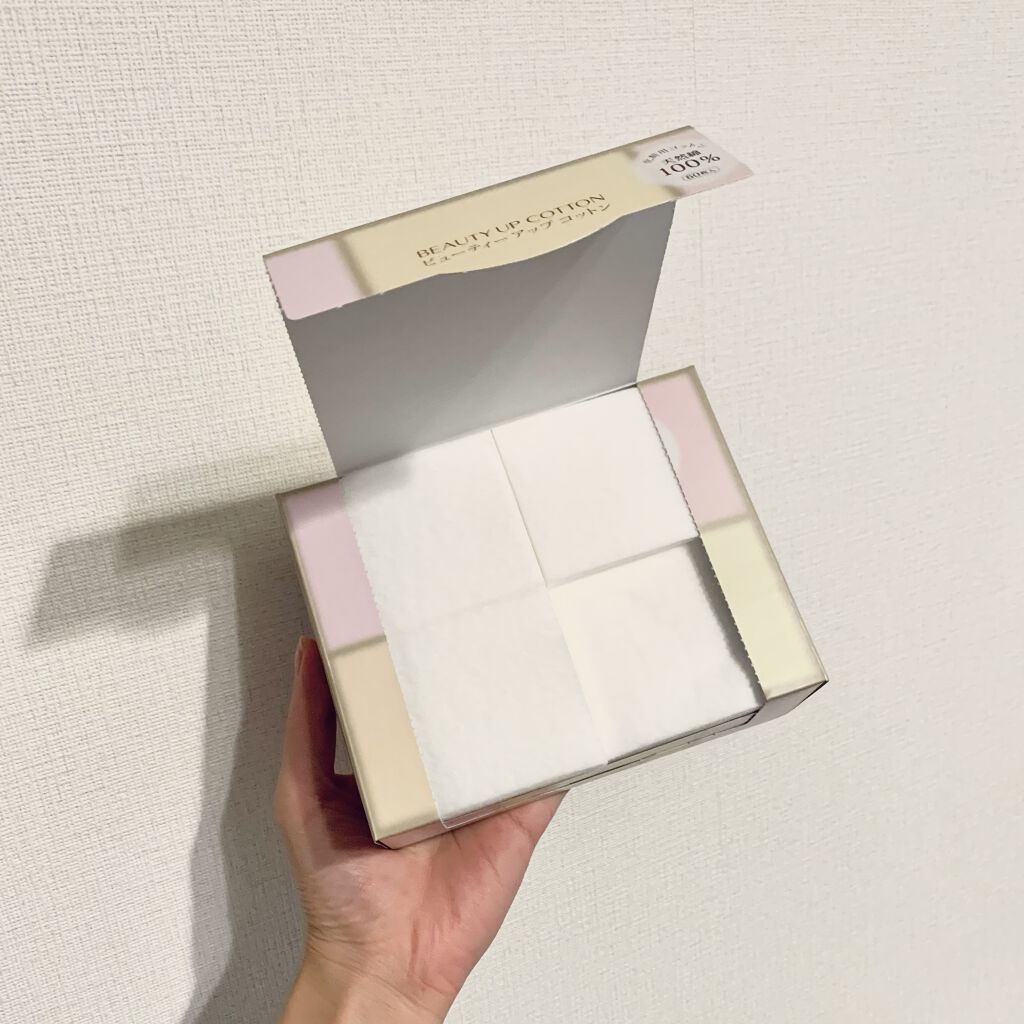 ビューティーアップコットン Ｇ/SHISEIDO/コットンを使ったクチコミ（2枚目）