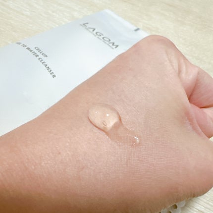 ラゴム ジェルトゥウォーター クレンザー(朝用洗顔)/LAGOM /その他洗顔料を使ったクチコミ(4枚目)