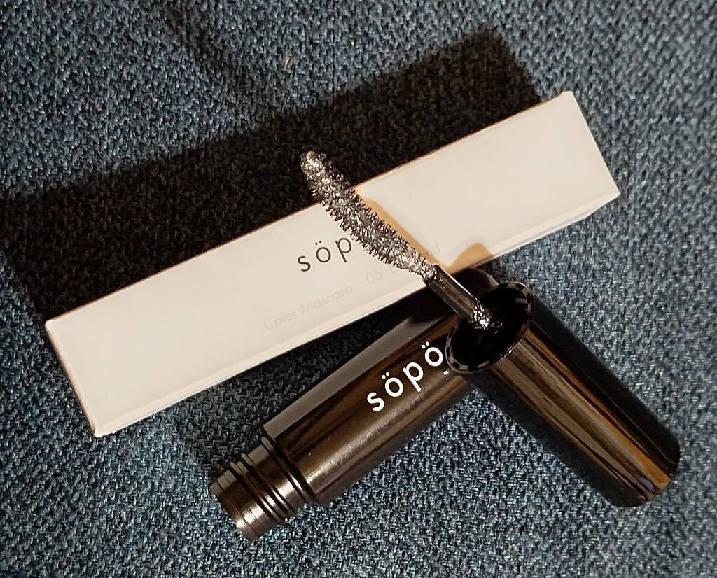 カラーマスカラ/sopo/マスカラを使ったクチコミ(1枚目)