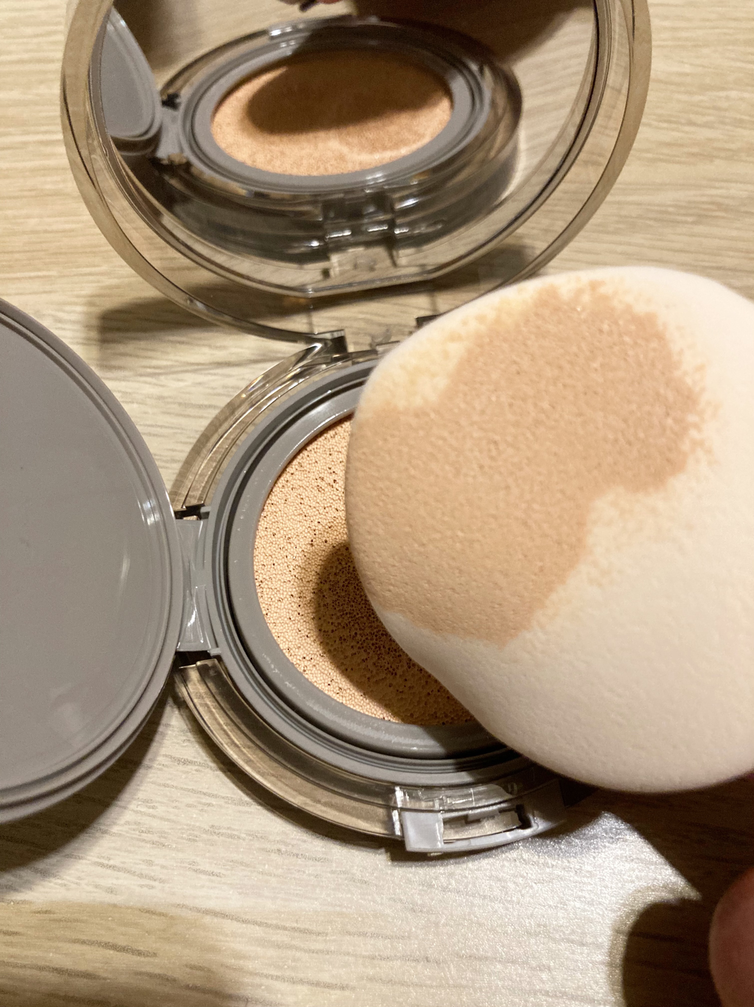 ブラーカバークッション 1.5 ペタル/LUNA/クッションファンデーションを使ったクチコミ（3枚目）