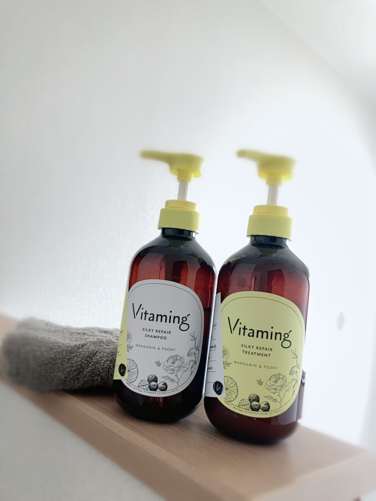 シルキーリペアシャンプー/トリートメント(マンダリン&ピオニーの香り)/Vitaming/市販シャンプーを使ったクチコミ(1枚目)