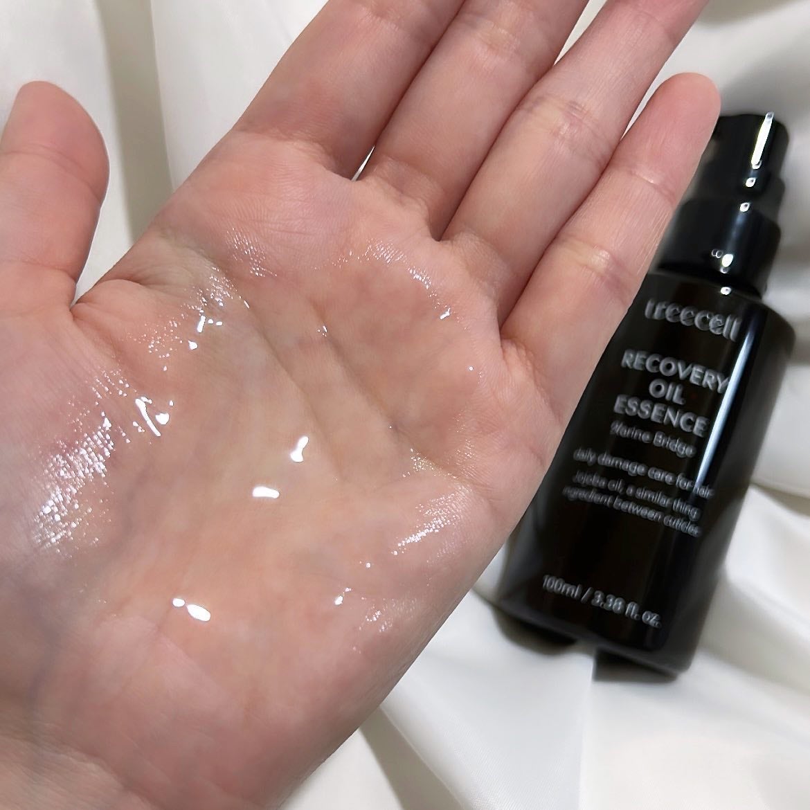 リカバリー オイルエッセンス/treecell/アウトバストリートメントを使ったクチコミ(4枚目)