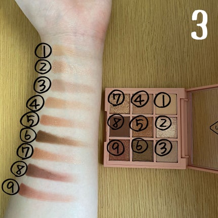 3CE マルチアイカラーパレット/3CE/アイシャドウパレットを使ったクチコミ(4枚目)