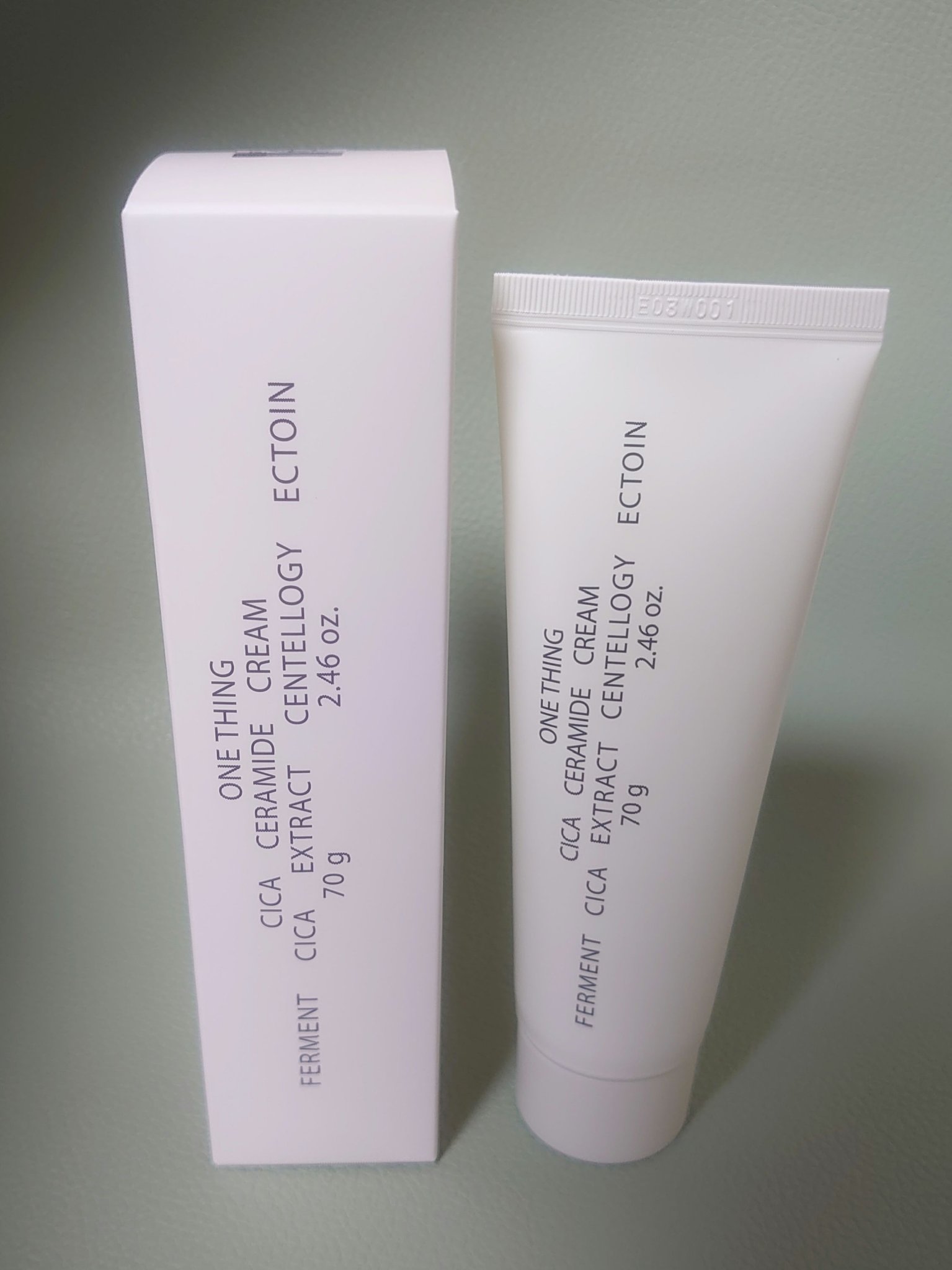 CICAセラミドクリーム/ONE THING/フェイスクリームを使ったクチコミ（1枚目）