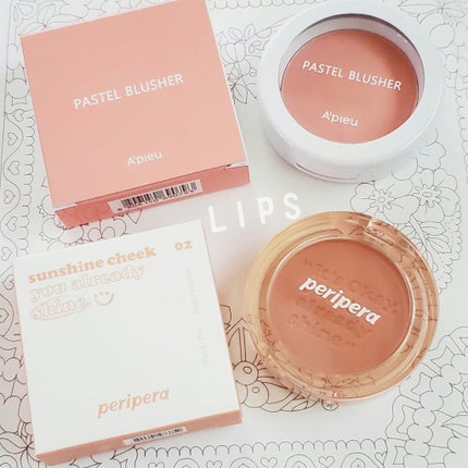 アピュー パステルブラッシャー/A’pieu/パウダーチークを使ったクチコミ(1枚目)