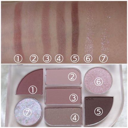 シンプレイン アイパレット/Sim;plain/アイシャドウパレットを使ったクチコミ(3枚目)