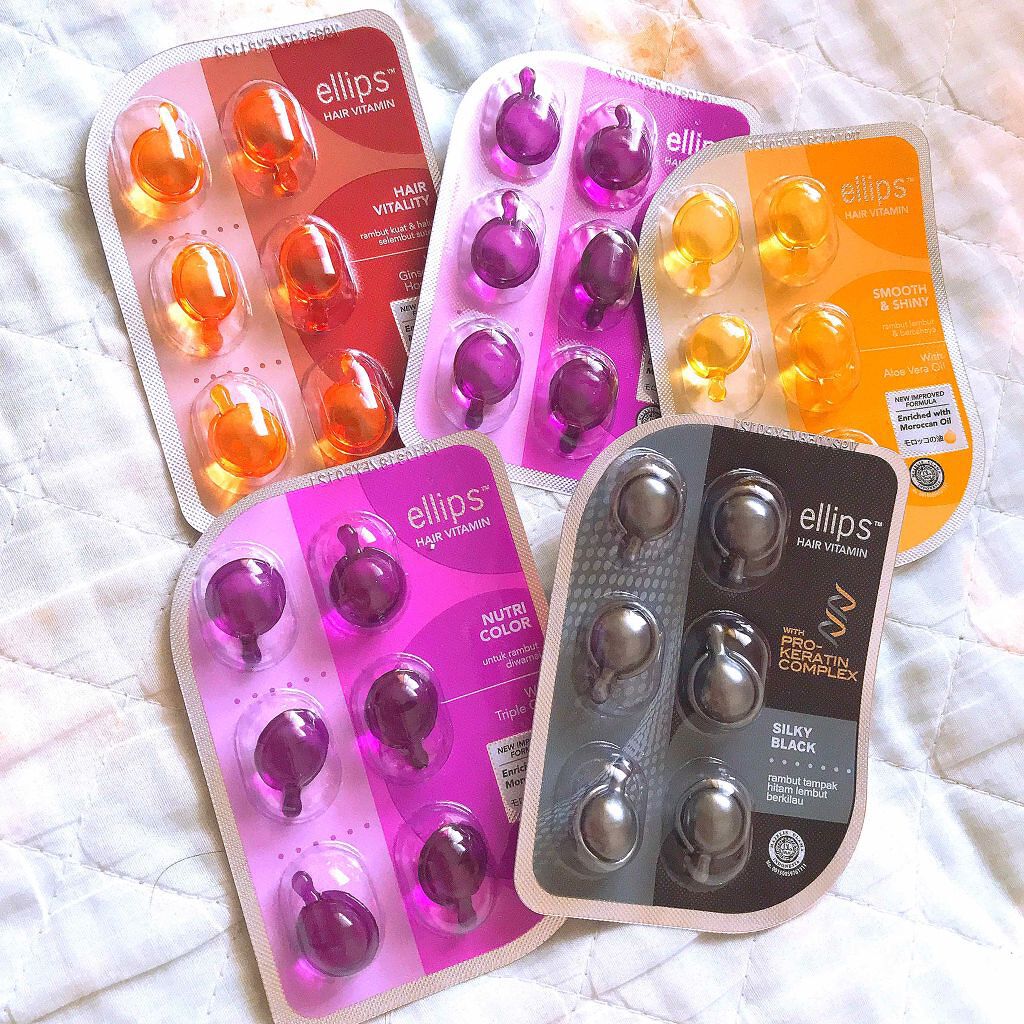 ヘアーオイル【トリートメント】/ellips/ヘアオイルを使ったクチコミ(1枚目)