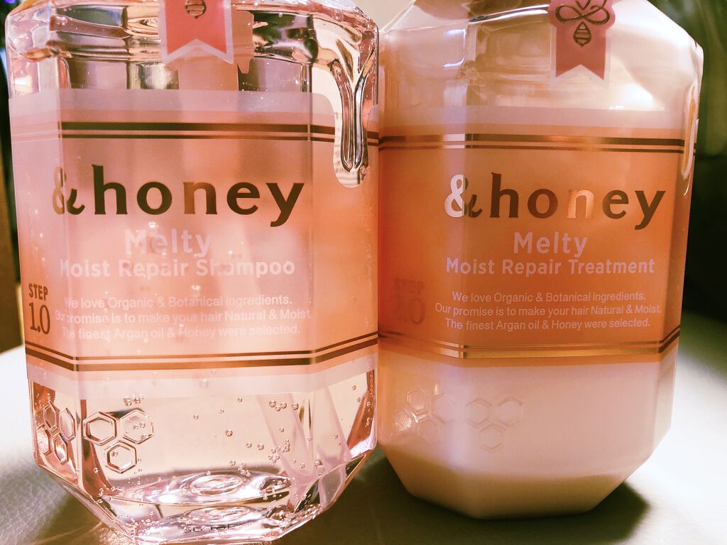 &honey Melty モイストリペア シャンプー1.0／モイストリペア ヘアトリートメント2.0/&honey/市販シャンプーを使ったクチコミ（2枚目）