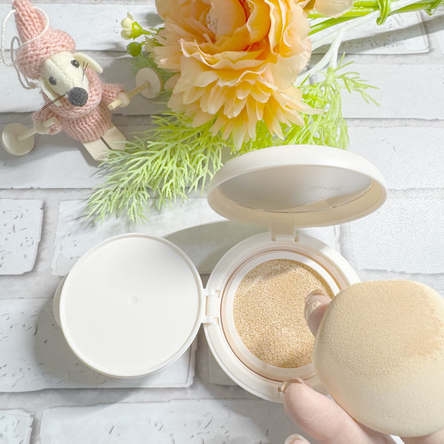 フィクシングヌードフィットクッション/too cool for school/クッションファンデーションを使ったクチコミ(3枚目)