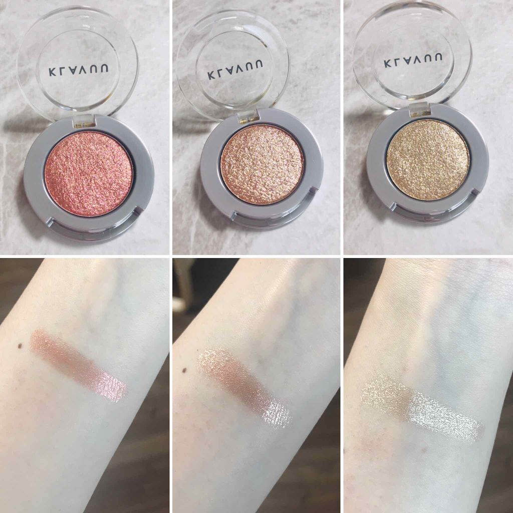 アーバンパールセーション シマーアイシャドウ/KLAVUU/単色アイシャドウを使ったクチコミ(2枚目)