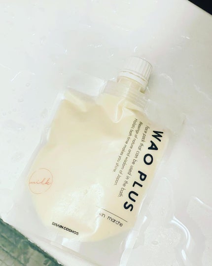 skinmarche WAOPLUS プラントベースミルクブースターマスク/ブレーンコスモス/洗い流すパック・マスクを使ったクチコミ(1枚目)