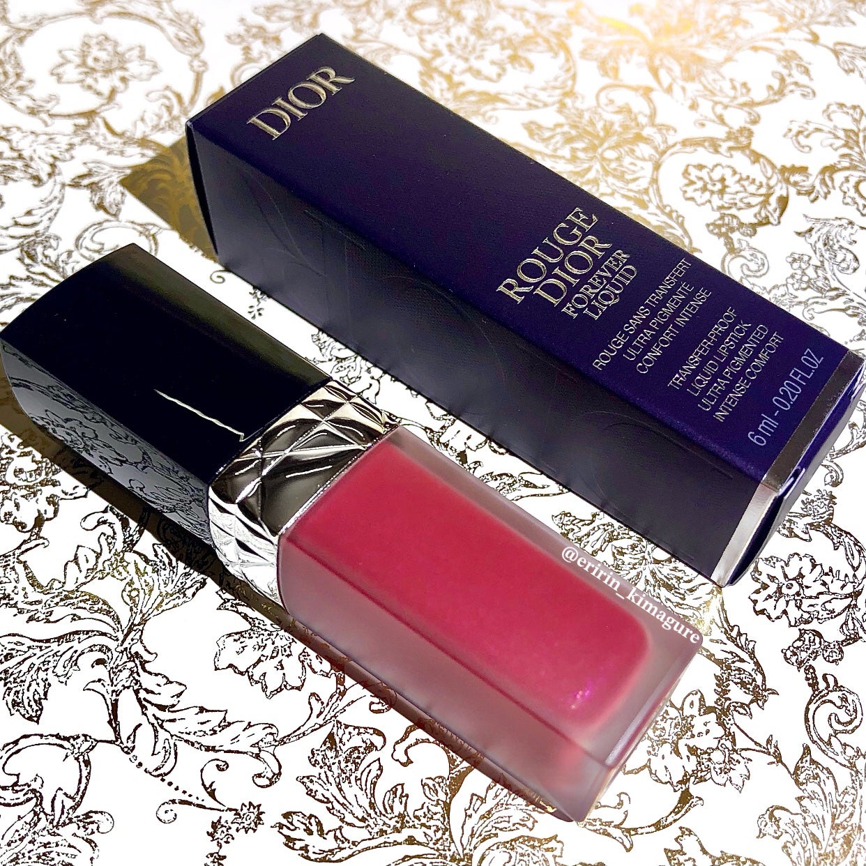 ルージュ ディオール フォーエヴァー リキッド/Dior/口紅を使ったクチコミ(3枚目)