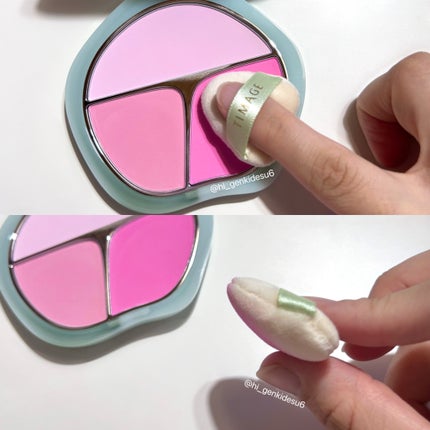 TIMAGE 3色チークパレット/TIMAGE/パウダーチークを使ったクチコミ(6枚目)