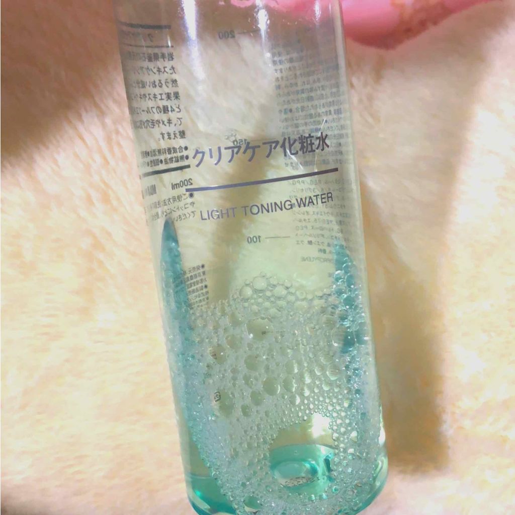 クリアケア化粧水 無印良品の口コミ 写真泡立っててすみません 乳液も一緒に購 By あんころ 混合肌 代後半 Lips