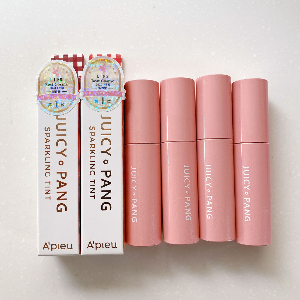 アピュー ジューシーパン スパークリングティント/A’pieu/口紅を使ったクチコミ（1枚目）