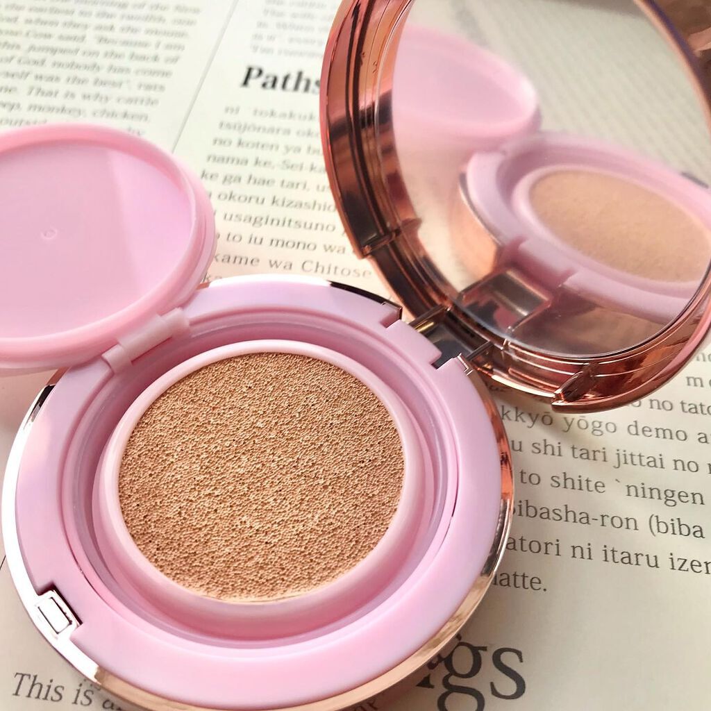 ピンクティーツリーカバークッション/APLIN/クッションファンデーションを使ったクチコミ(3枚目)