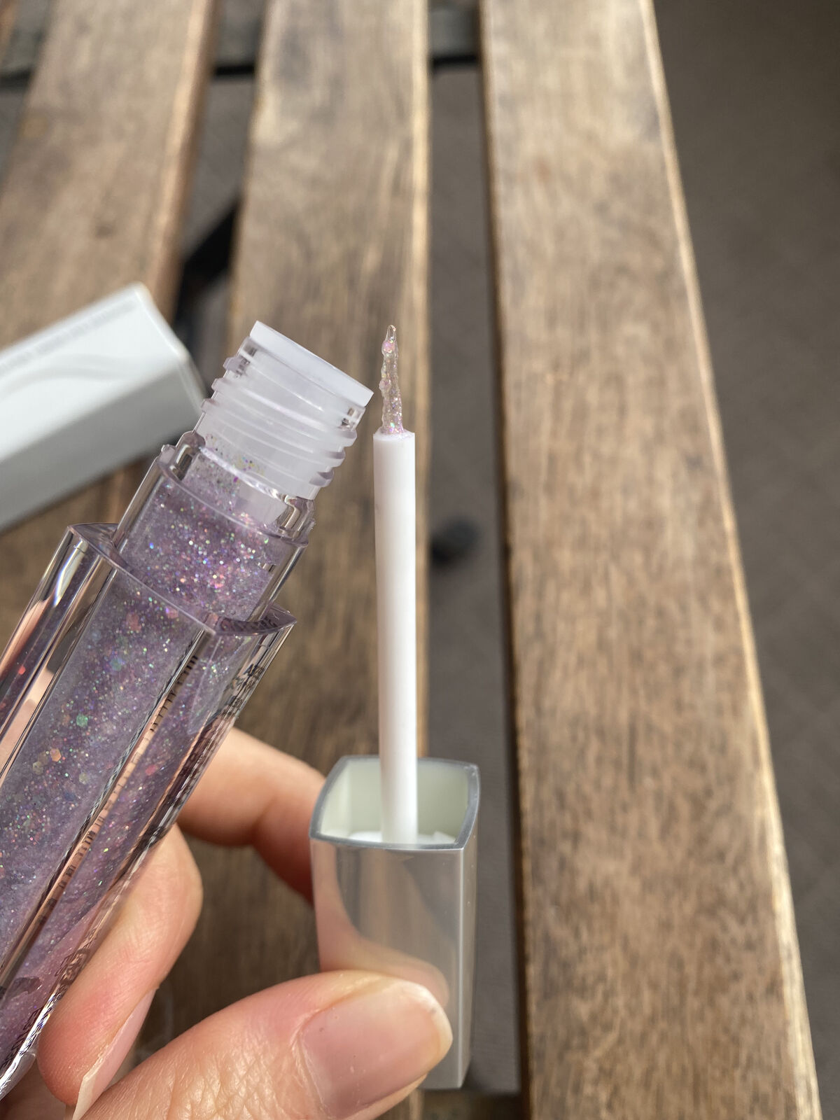 ダイヤモンドシリーズ 星空リキッドアイシャドウ 13ステンドグラス/ZEESEA/リキッドアイシャドウを使ったクチコミ（3枚目）