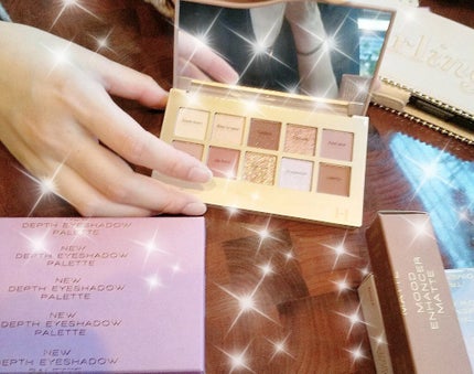ニューデップスアイシャドウパレット/hince/アイシャドウパレットを使ったクチコミ(1枚目)