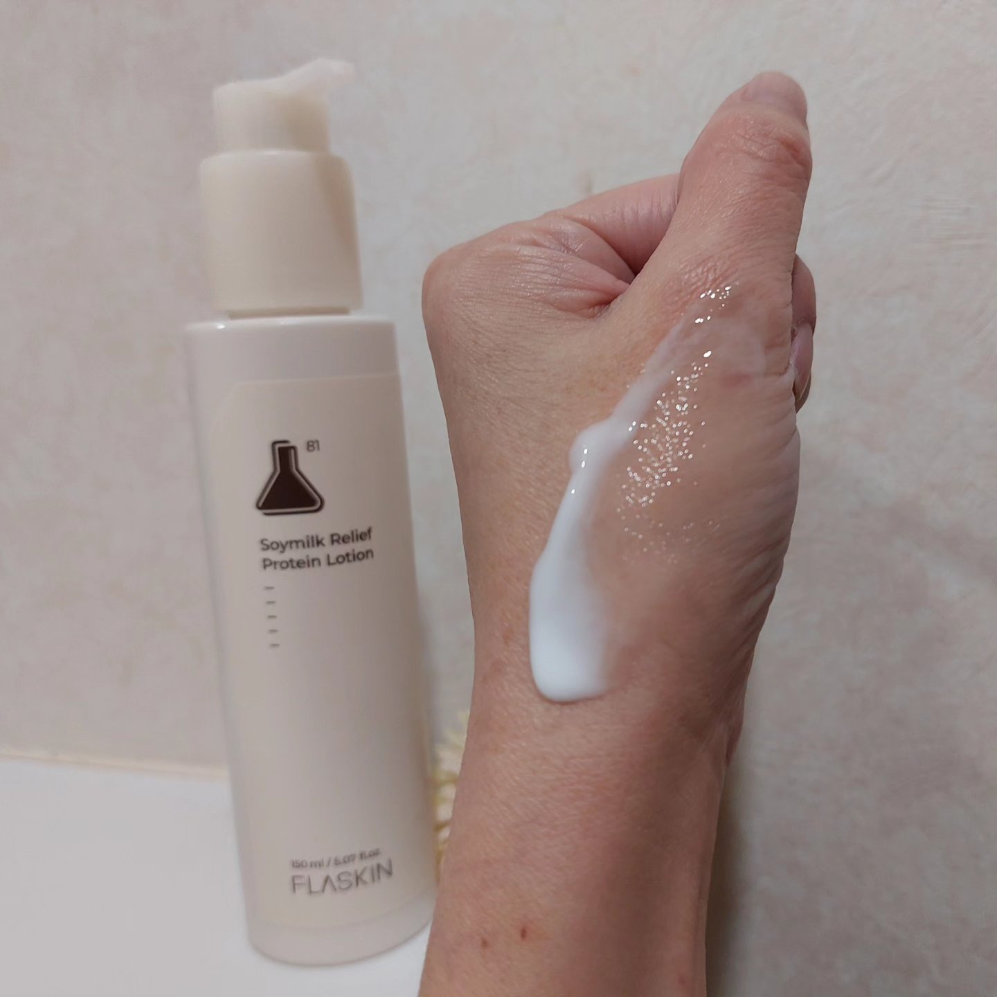 純白豆乳タンパク質乳液/FLASKIN/乳液を使ったクチコミ（3枚目）