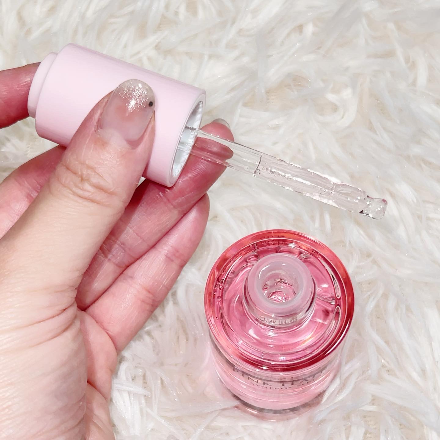 ピンクティーツリーシナジーセラム/APLIN/美容液を使ったクチコミ（2枚目）