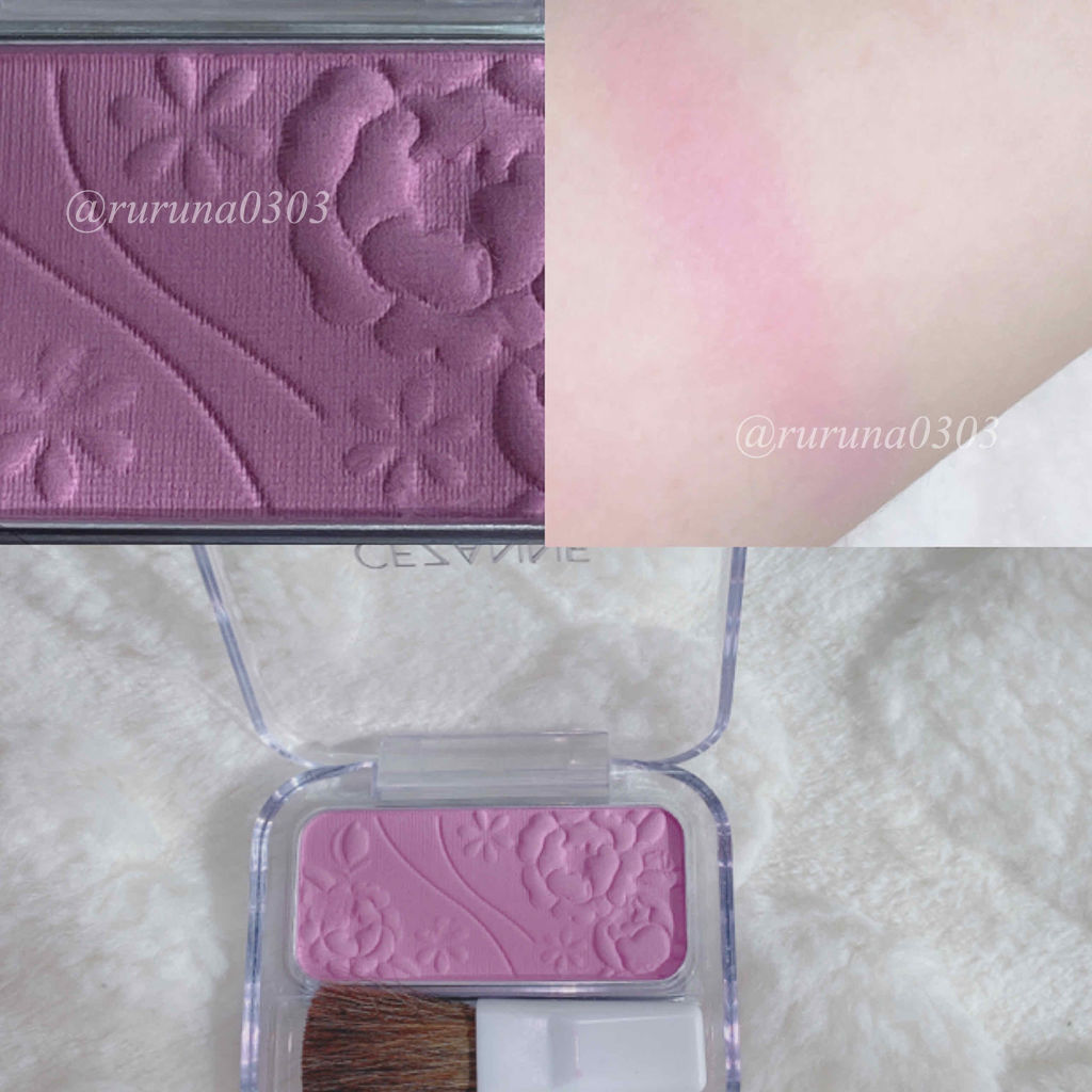 ナチュラル チークN/CEZANNE/パウダーチークを使ったクチコミ（2枚目）