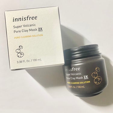 スーパーヴォルカニック ポアクレイマスク/innisfree/洗い流すパック・マスクを使ったクチコミ（1枚目）