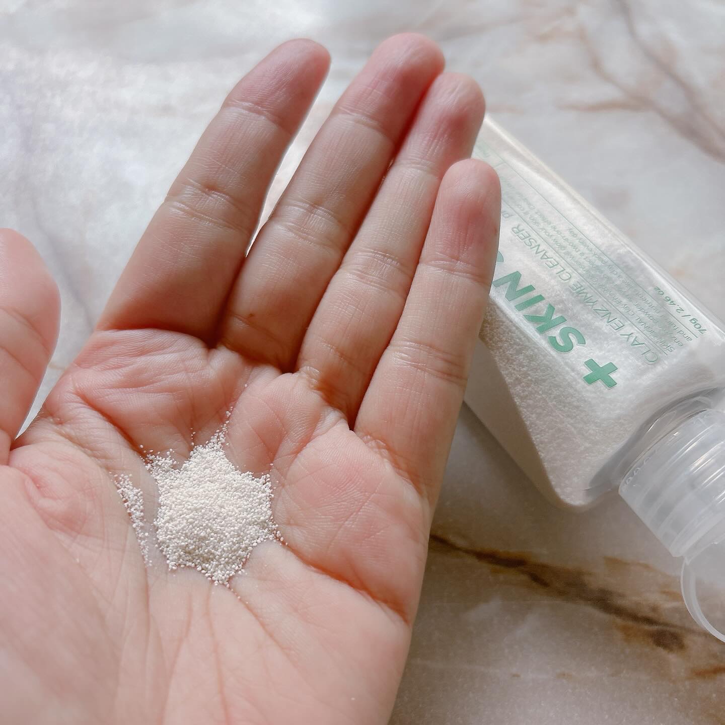 ホワイト クレイ酵素クレンザー	/SKIN SIGNAL/洗顔パウダーを使ったクチコミ（2枚目）