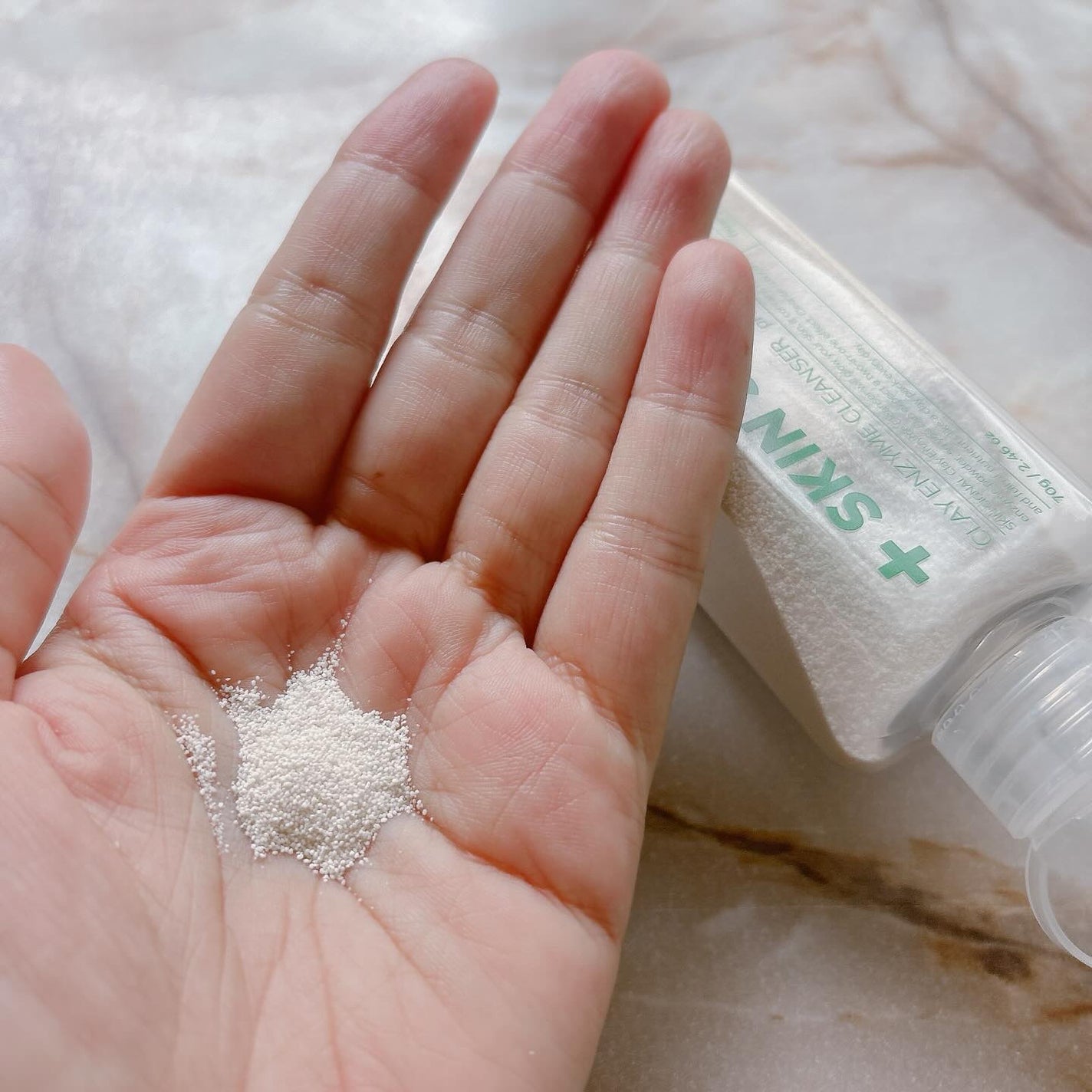 ホワイト クレイ酵素クレンザー /SKIN SIGNAL/洗顔パウダーを使ったクチコミ(2枚目)