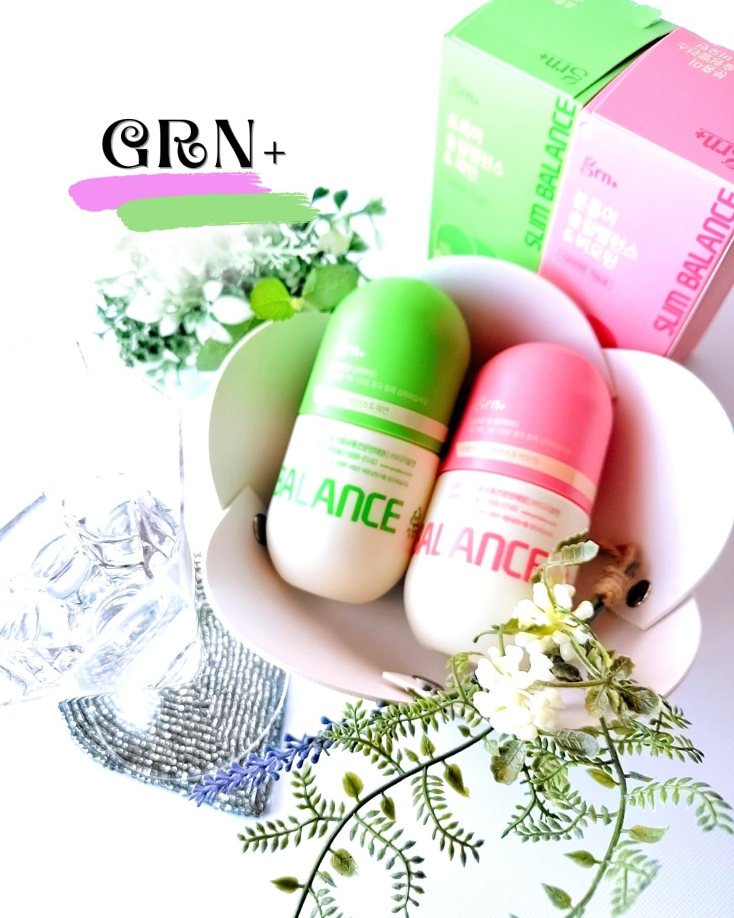 ⸜GRN+のベストセラー定番商品！健康の管理やダイエットサポートに飲む新習慣！⸝
　
●GRN+
　
「(1+1)スリムバランス
ピンク+グリーン 」
　
販売価格：4,390円(税込) 
↓
メガ割割引価格：3,512円(税込)
↓　
さ
