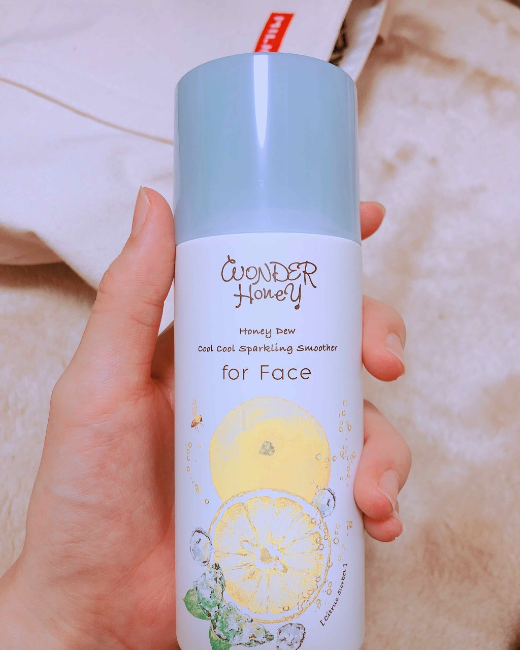 ワンダーハニー クールクールスパークリングスムーサー シトラスソルベ/VECUA Honey/化粧水を使ったクチコミ（1枚目）