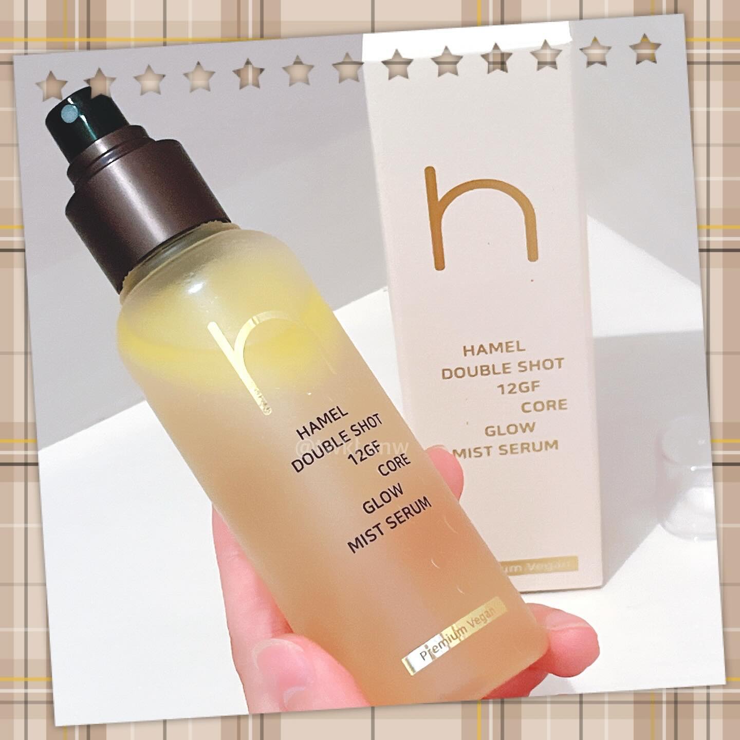 ダブルショット12GFコアグロウミストセラム/HAMEL/美容液を使ったクチコミ（2枚目）