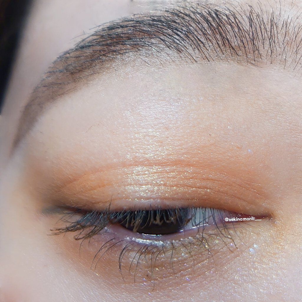 サラダdeフルーツカラーリキッドアイライナーWP 07 アボカド/FLORTTE/リキッドアイライナーを使ったクチコミ（3枚目）