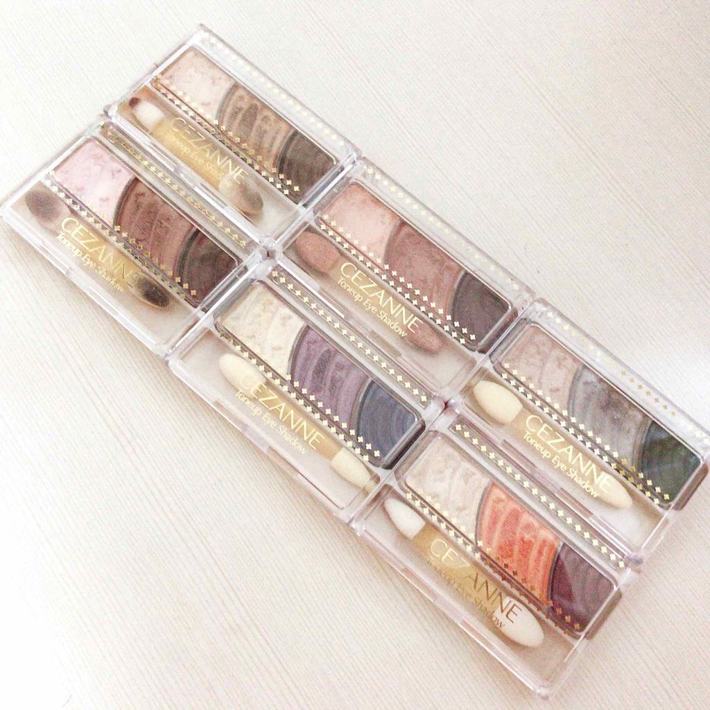 トーンアップアイシャドウ/CEZANNE/アイシャドウパレットを使ったクチコミ(1枚目)
