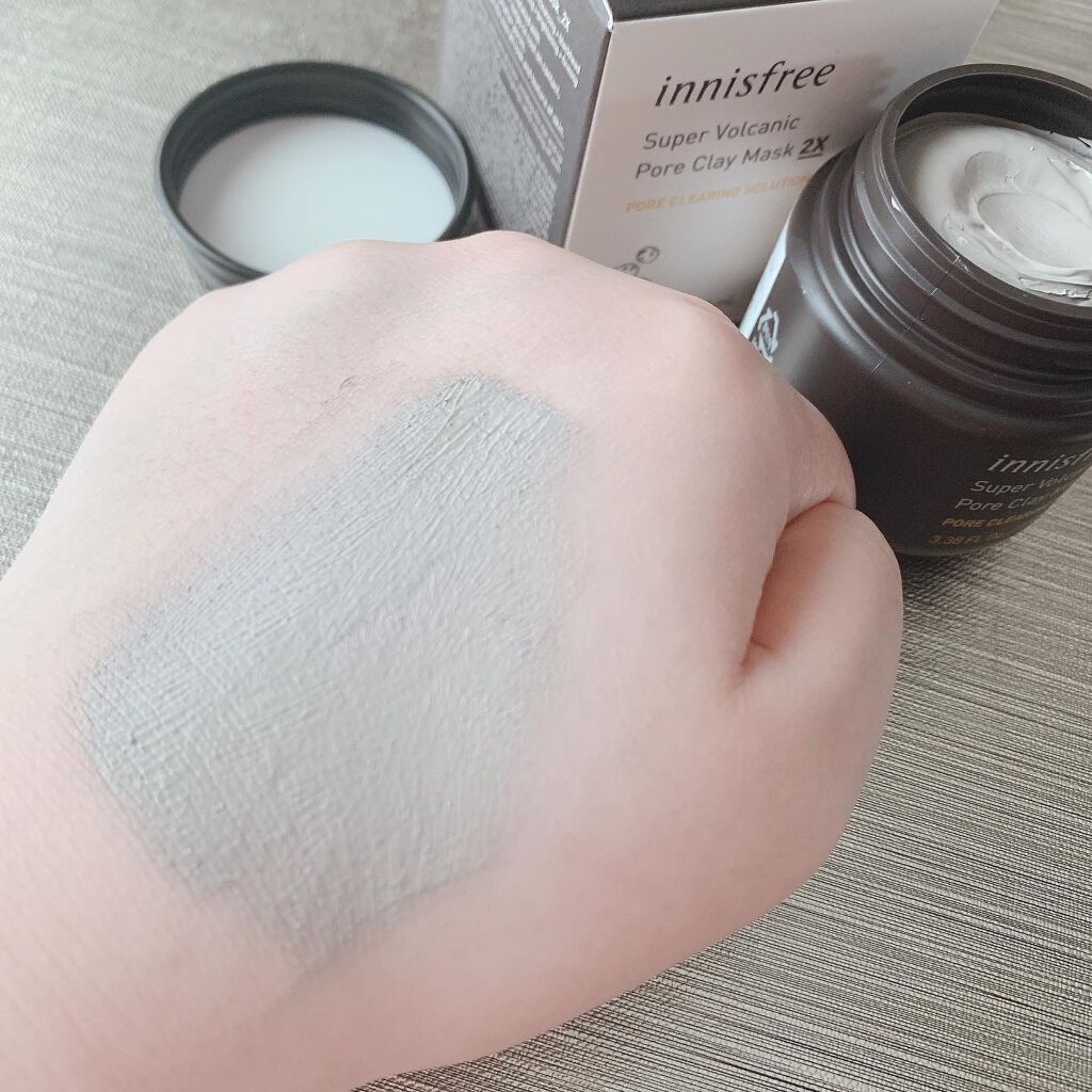 スーパーヴォルカニック ポア クレイマスク/innisfree/洗い流すパック・マスクを使ったクチコミ(3枚目)