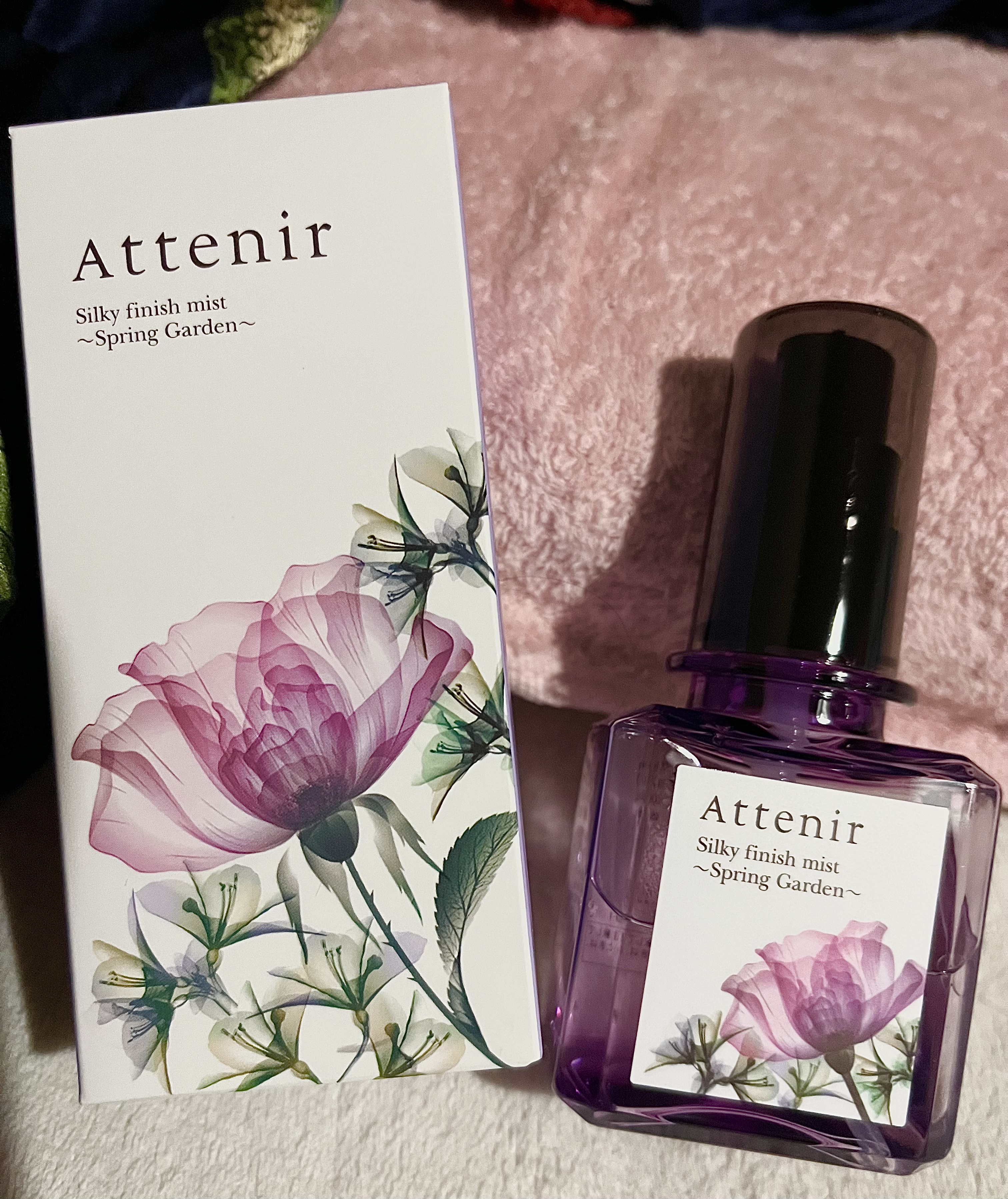 シルキーフィニッシュミスト～スプリングガーデン～/アテニア/ミスト状化粧水を使ったクチコミ（1枚目）