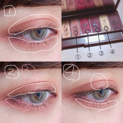 プレイカラー アイシャドウ/ETUDE/アイシャドウパレットを使ったクチコミ(3枚目)