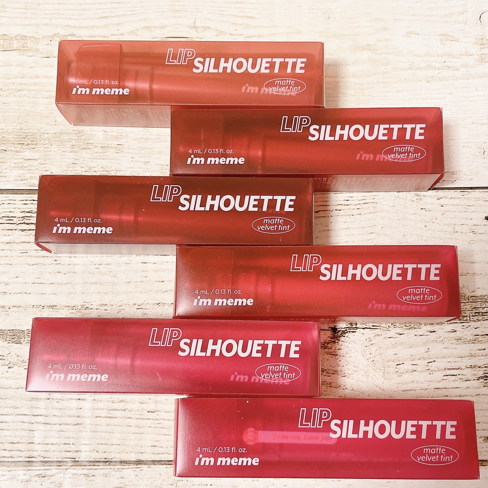 リップシルエットマットベルベットティント/i’m meme/リップティントを使ったクチコミ（1枚目）