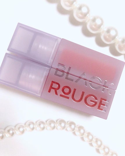 BLACK ROUGE ダブルレイヤーオーバーベルベットティント