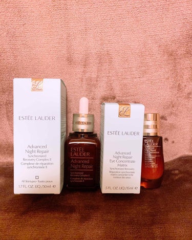 -ESTEE LAUDER-
Advanced Night Repair（美容液）
Advanced Night Repair 
Eye Concentrate Matrix（アイクリーム）

購入先→