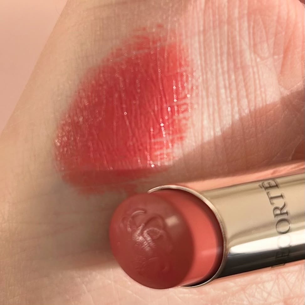 ルージュデコルテ　クリームグロウ 15G anywhere you are/DECORTÉ/口紅を使ったクチコミ（3枚目）