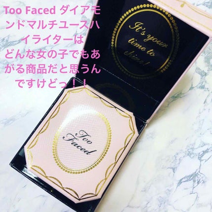 ダイヤモンドライト マルチユース ハイライター/Too Faced/パウダーハイライトを使ったクチコミ(1枚目)