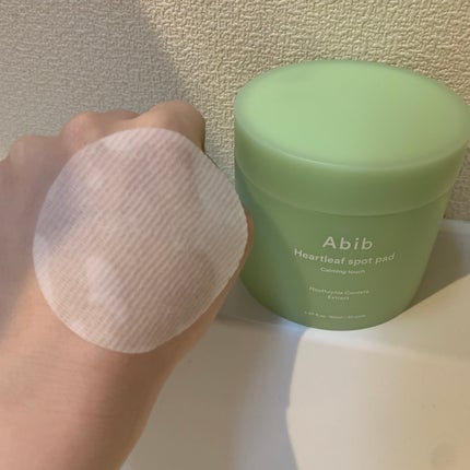ドクダミカーミングタッチスポットパッド/Abib /トナーパッドを使ったクチコミ(1枚目)