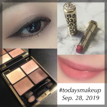2019/09/28💗
#todaysmakeup #makeupbysaori

＊

#SUQQU
#デザイニングカラーアイズ
01 #優芍薬　#YUUSHAKUYAKU

#エレガンス
#フレッシ