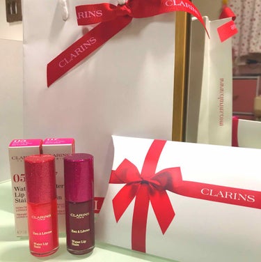 ウォーターリップ ステイン/CLARINS/リップケア・リップクリームを使ったクチコミ（1枚目）