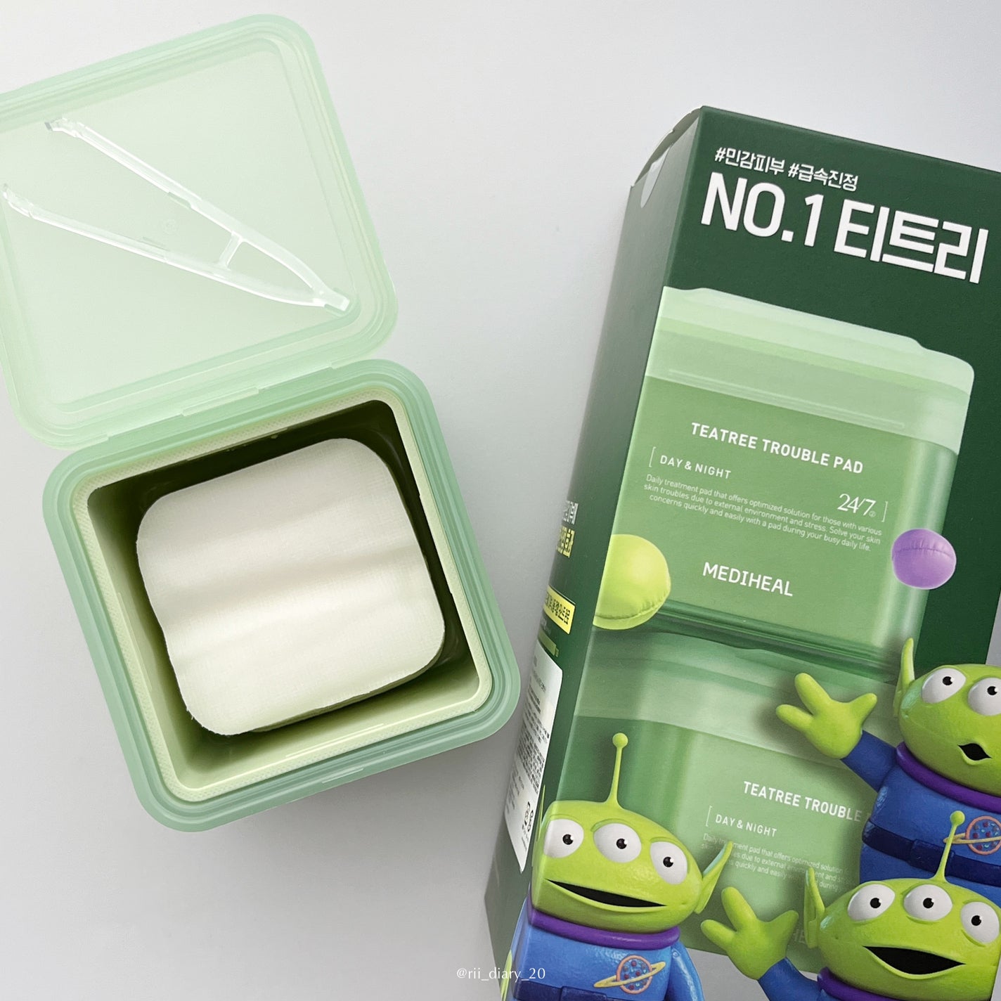 ティーツリー トラブルパッド/MEDIHEAL/トナーパッドを使ったクチコミ(2枚目)