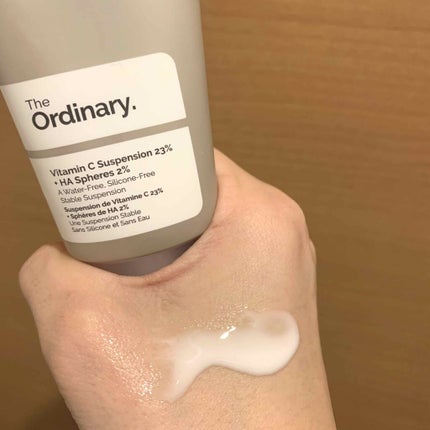 Cサスペンション23+HAスフィア2フェイスクリーム/The Ordinary/美容液を使ったクチコミ(3枚目)