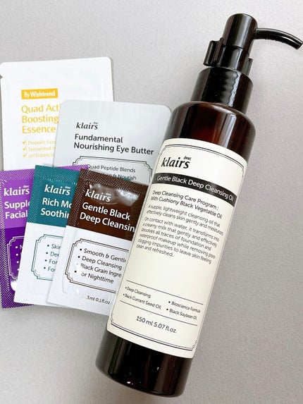 ジェントルブラックディープクレンジングオイル(150ml)/Klairs/オイルクレンジングを使ったクチコミ(1枚目)